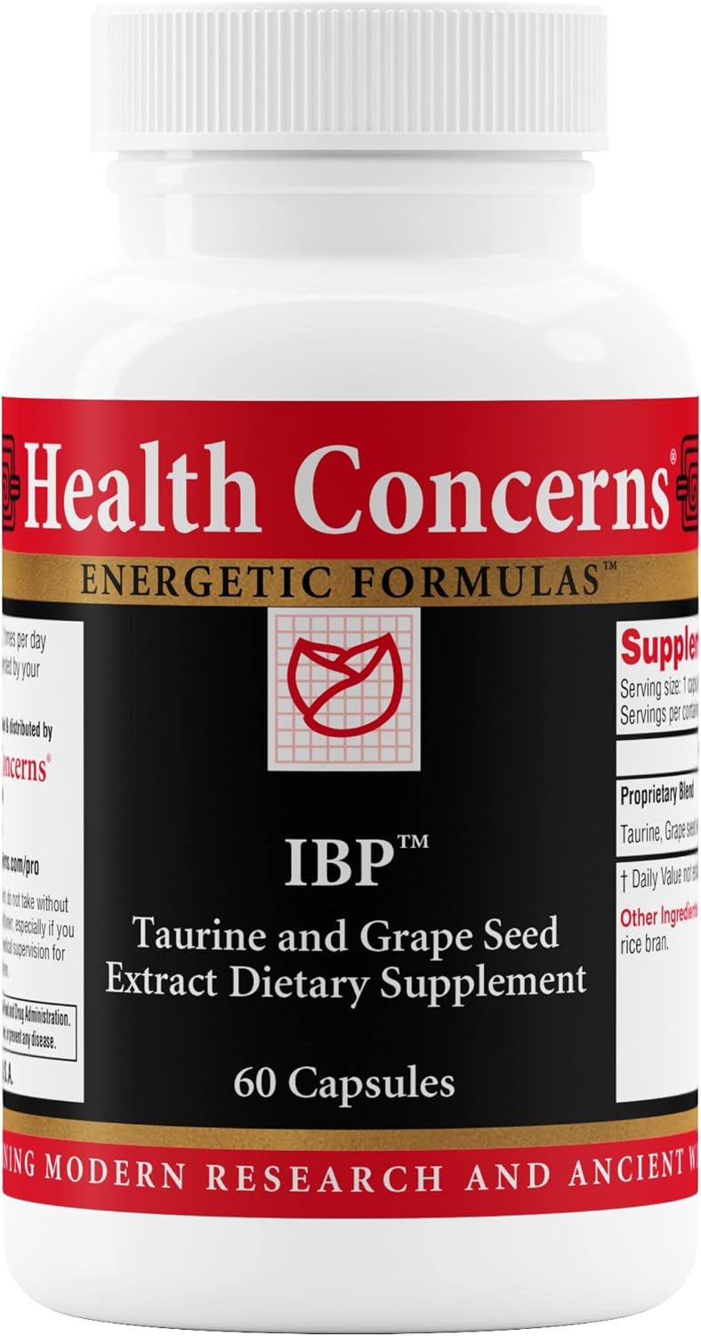 Health Concerns IBP – Heart Health Supplement with Taurine & Grape Seed Extract - görsel 1