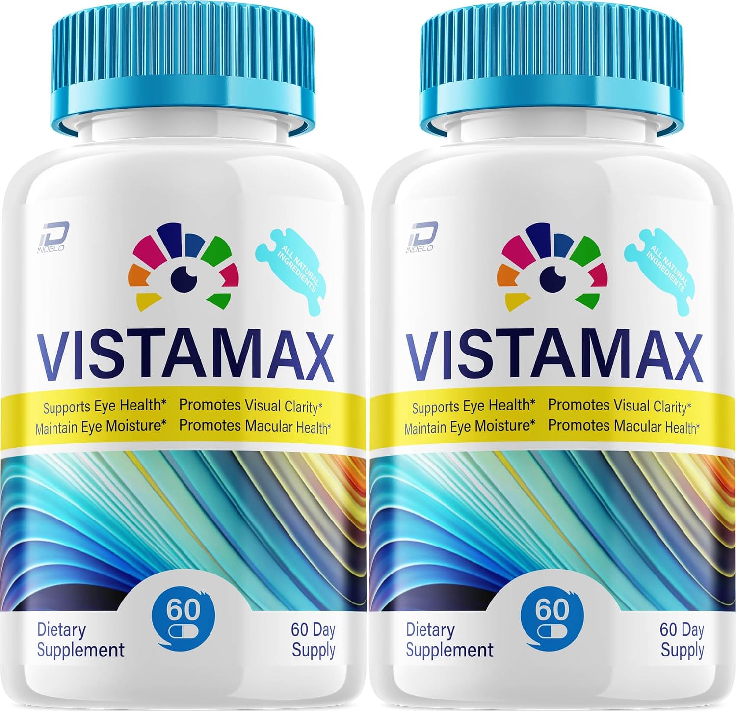 Indelo Vista Max Plus Eye Support Supplement – 120 Capsules (2 Pack) - görsel 1
