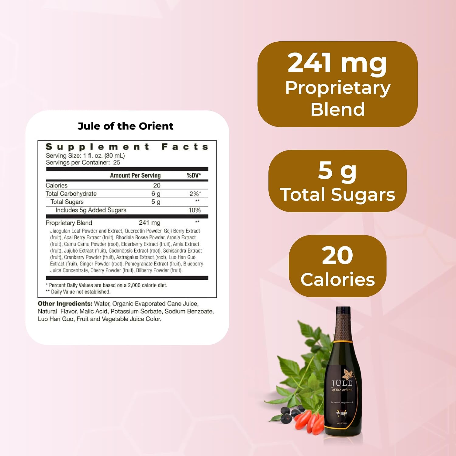 Youngevity Jule of the Orient Organic SuperJuice with 15+ Superfoods - Fruit and Vegetable Tonic (750 ml) - görsel 3