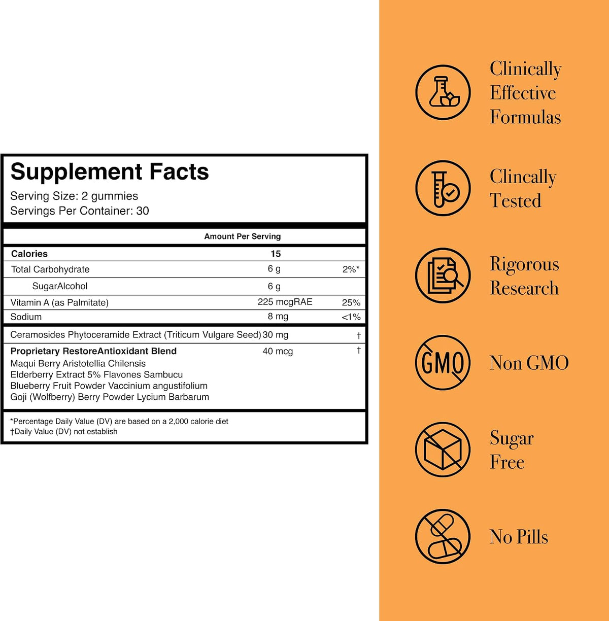 Glotrition Afterglo Gummies – Lutein & Antioxidants for Skin Defence, 60 Gummies - görsel 4