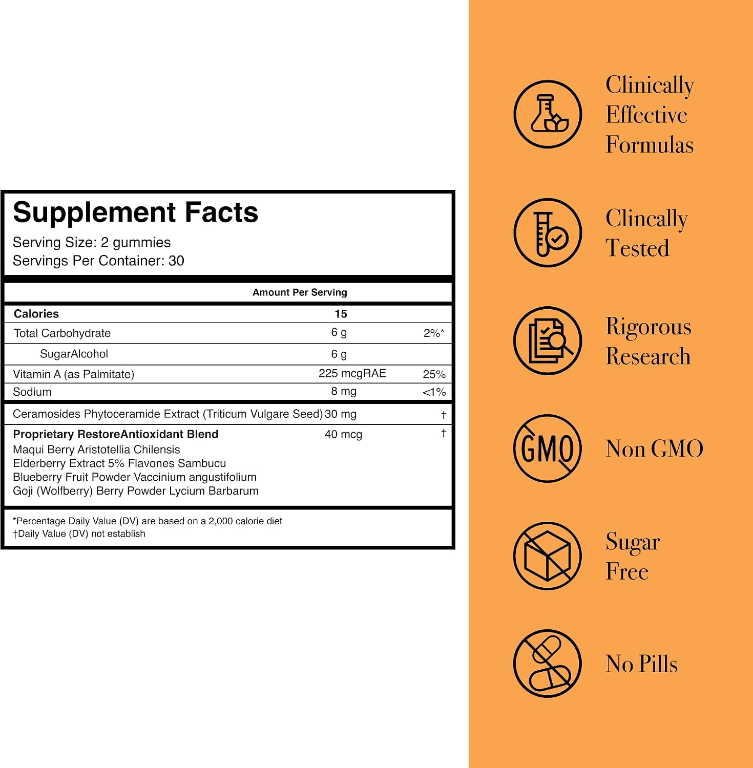 Glotrition Afterglo Gummies – Lutein & Antioxidants for Skin Defence, 60 Gummies - görsel 4