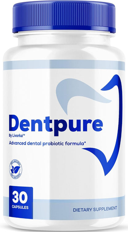 Dentpure Probiotics - Oral Probiotic Capsules for Healthy Teeth and Gums, 30 Capsules