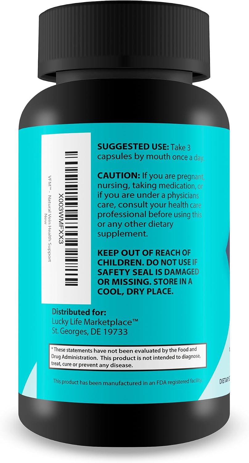 VFM Vein Formula Max 2000 - Circulatory & Vein Health Support Supplement - görsel 3