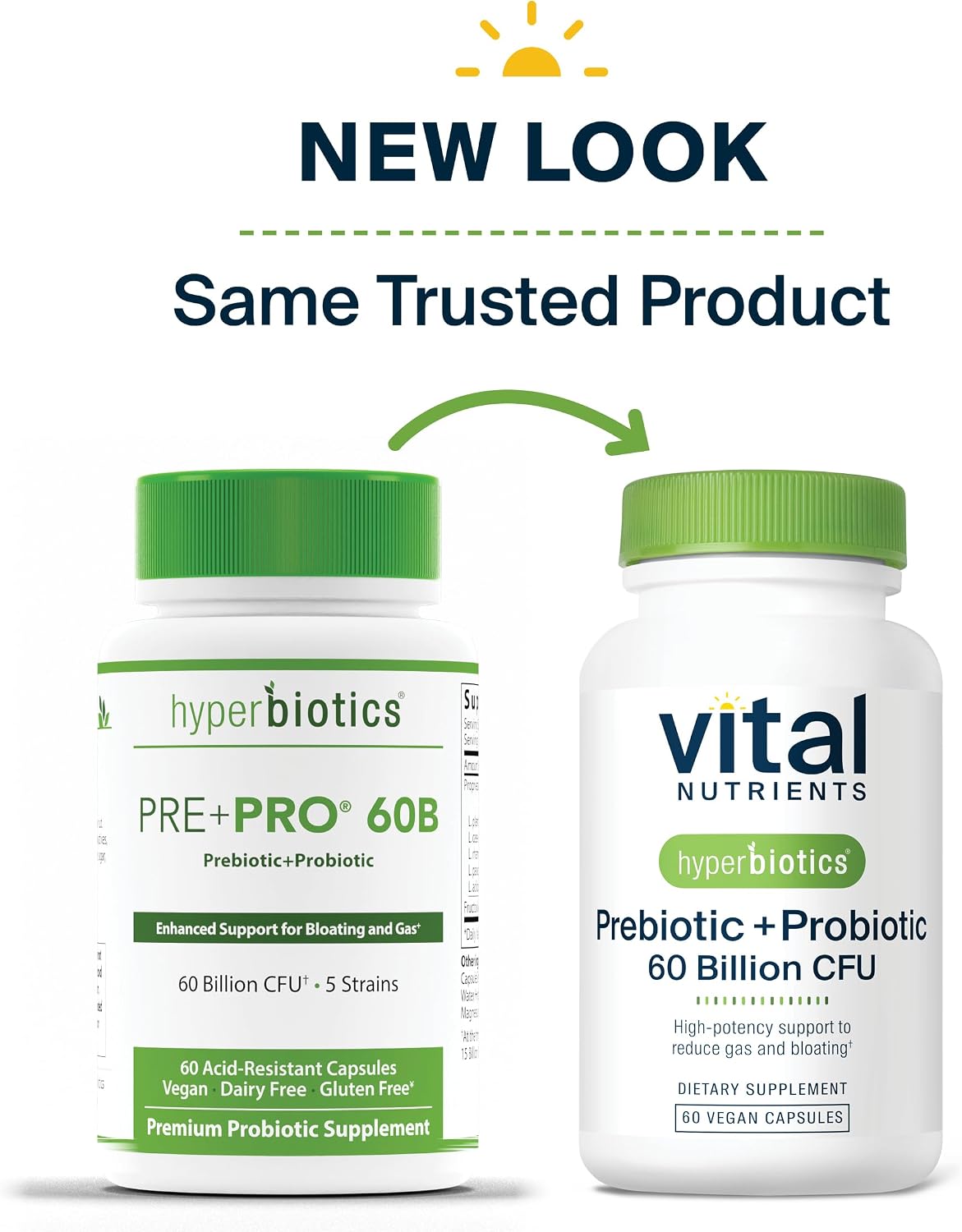 Hyperbiotics Vital Nutrients Prebiotic and Probiotic – 60 Billion CFU, 60 Vegan Capsules - görsel 9