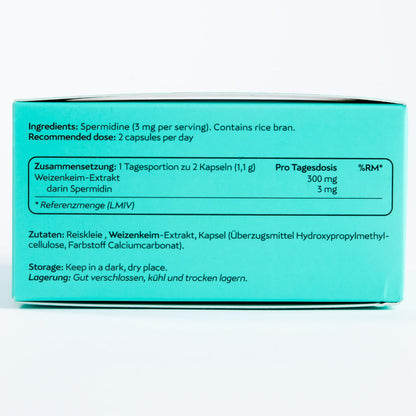 MASI Spermidine Supplement – 1.5mg, 60 Capsules