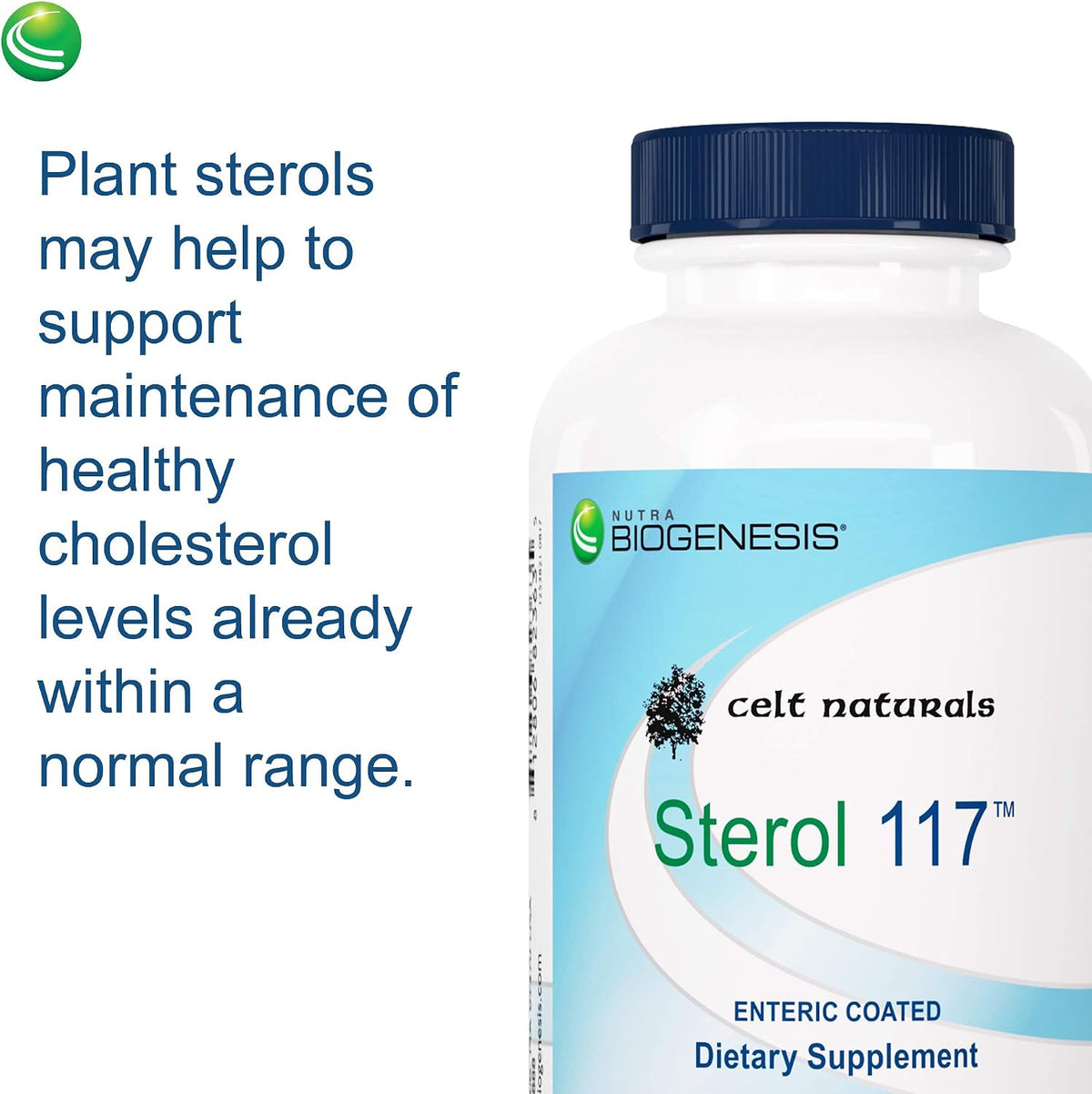 Sterol 117 - Plant Sterols Supplement with Beta Sitosterol, 60 Vegetarian Capsules - görsel 6