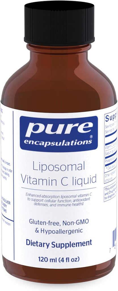 Pure Encapsulations Liposomal Vitamin C | Support for Cellular Function, Antioxidant Defences and Immune Health | 118 ml