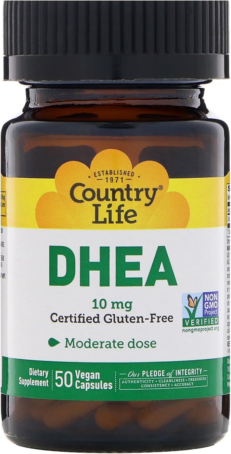 Country Life DHEA 10 mg, 50 Capsules - görsel 1