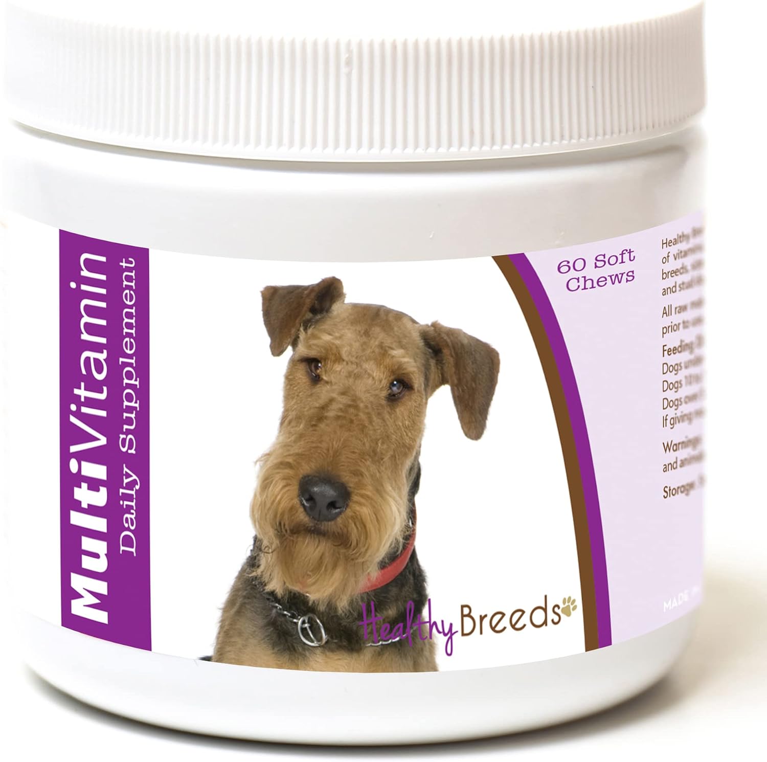 Healthy Breeds Airedale Terrier Multivitamin Soft Chews 60 Count - görsel 1