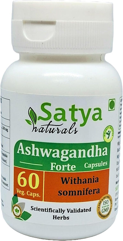 Ashwagandha Forte Capsules 500 mg – 60 Vegan Capsules (4-Pack)