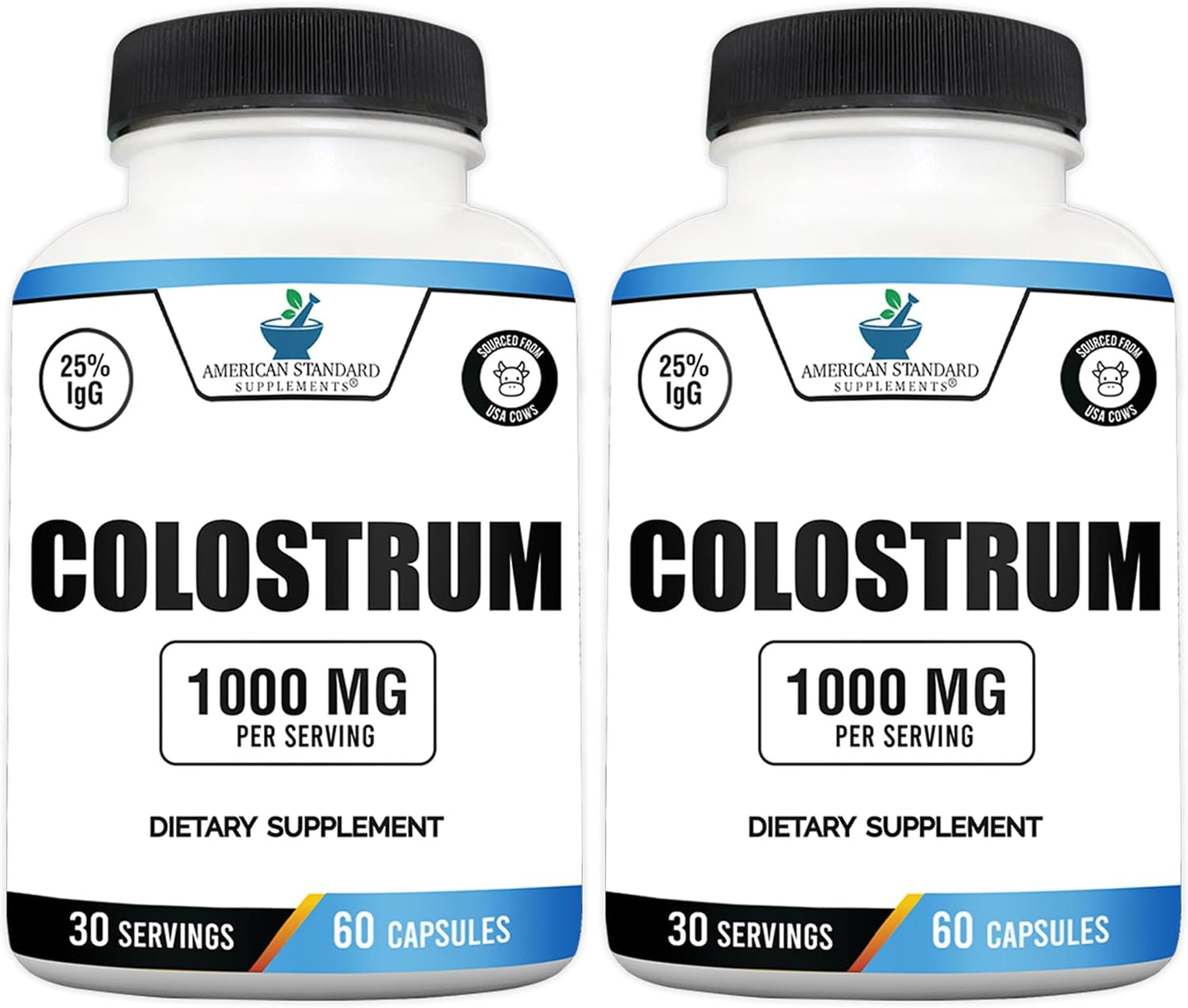 American Standard Supplements Colostrum Capsules, 1000 mg, 60 Capsules - görsel 5
