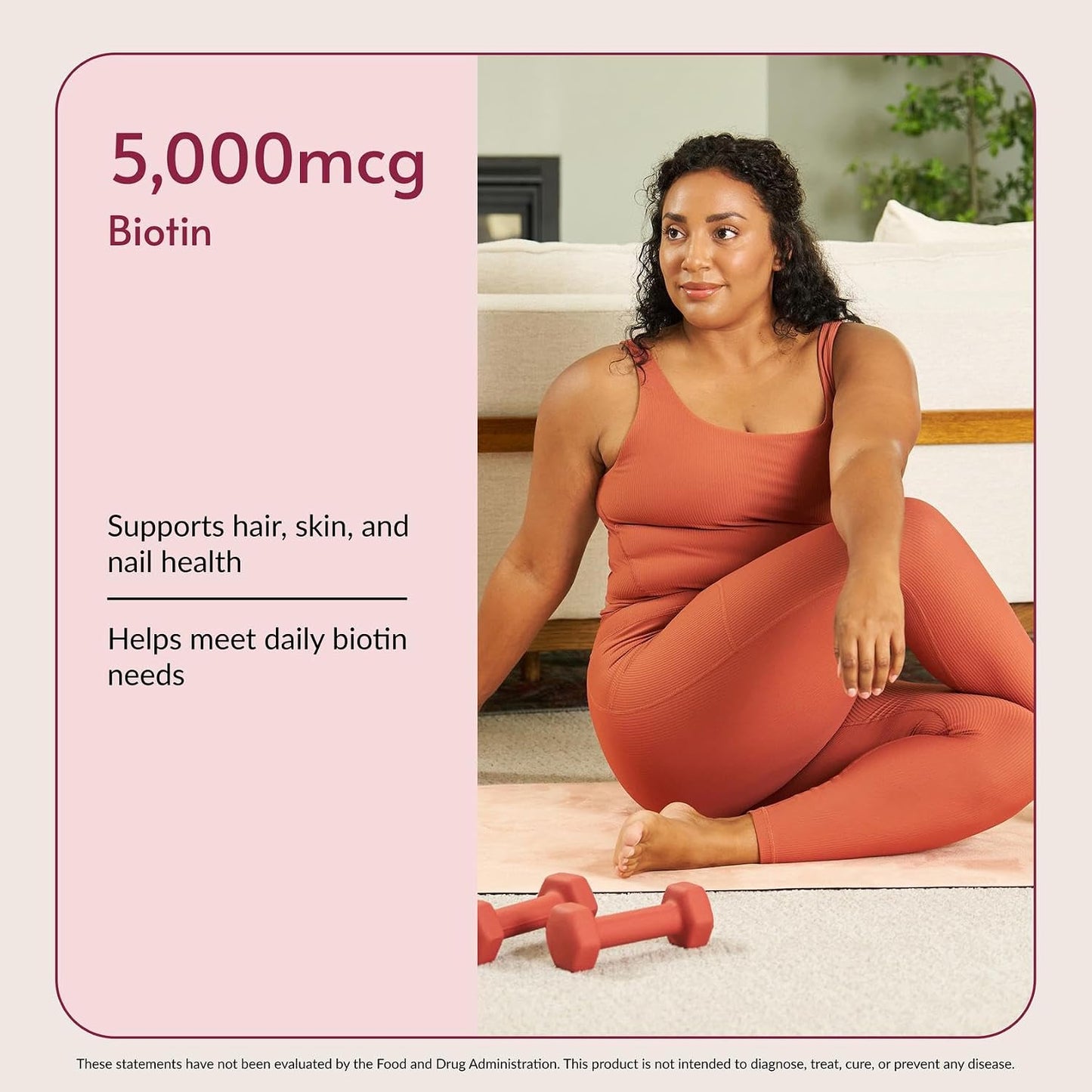 Bariatric Advantage Biotin 5,000 mcg - for Bariatric Surgery Patients - Easy-to-Digest Mini Capsules - Hair, Skin and Nails Support - 90 Count - görsel 5