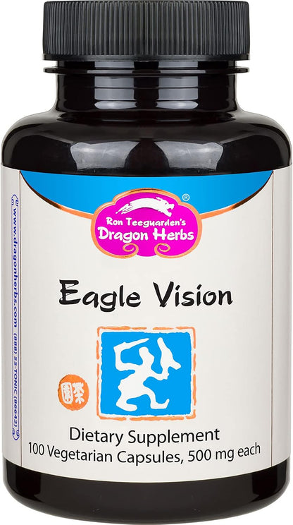 Dragon Herbs Eagle Vision Capsules - Traditional Herbal Eye Tonic, 100 Capsules