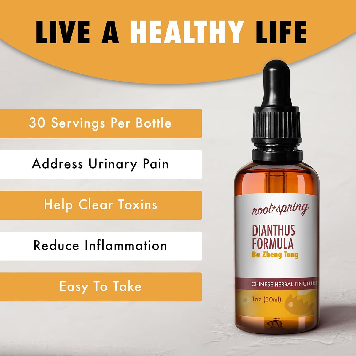 Dianthus Formula - Ba Zheng Tang Herbal Tincture (Liquid Extract) with Dropper, 30 ml - görsel 4