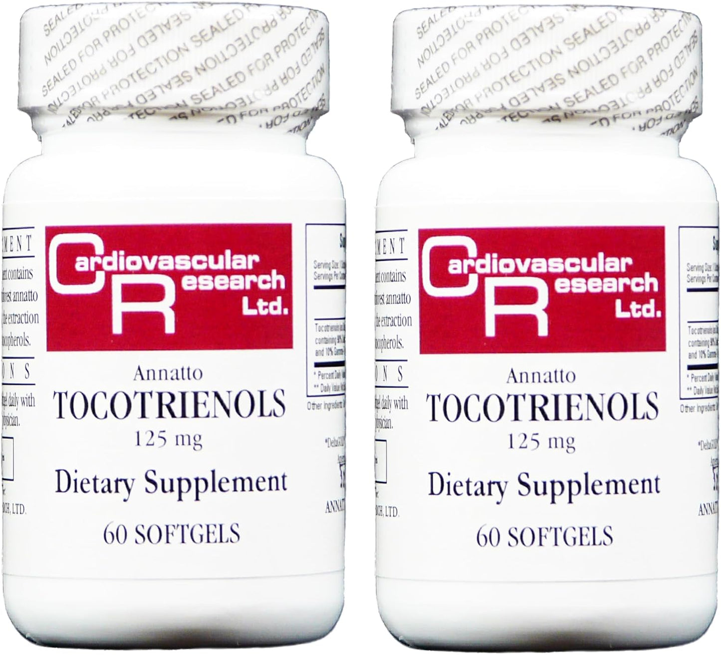 Cardiovascular Research Vitamin E Annatto Tocotrienols, 125 mg, 120 Count - görsel 1