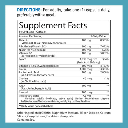Vitamin World B-Complex 100, B-Vitamins 200 Rapid Release Capsules