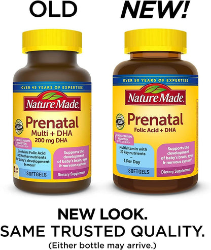 Nature Made Antenatal Multivitamin + DHA 200 mg Softgels