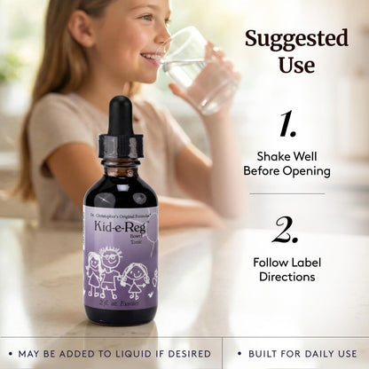Christopher's Original Formulae Kid-e-Reg Bowel Tonic – Herbal Formula for Children – 60 ml (Pack of 2)