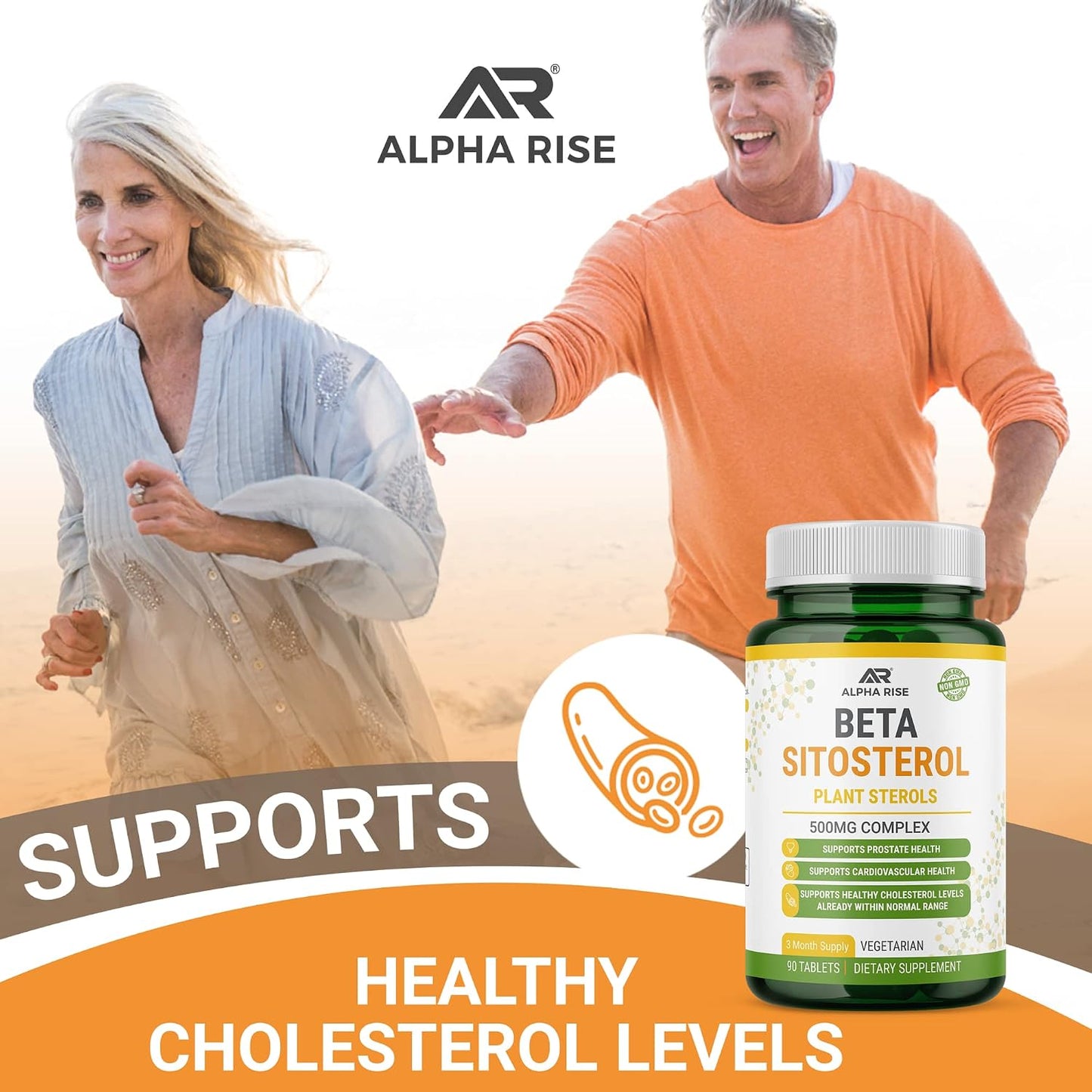 Beta Sitosterol 500mg Tablets – Prostate and Cholesterol Support - görsel 4