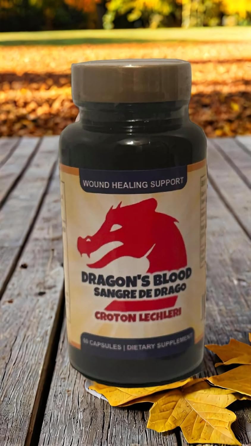 Dragon's Blood Resin Extract - Croton Lechleri - 500mg, 60 Capsules - görsel 3