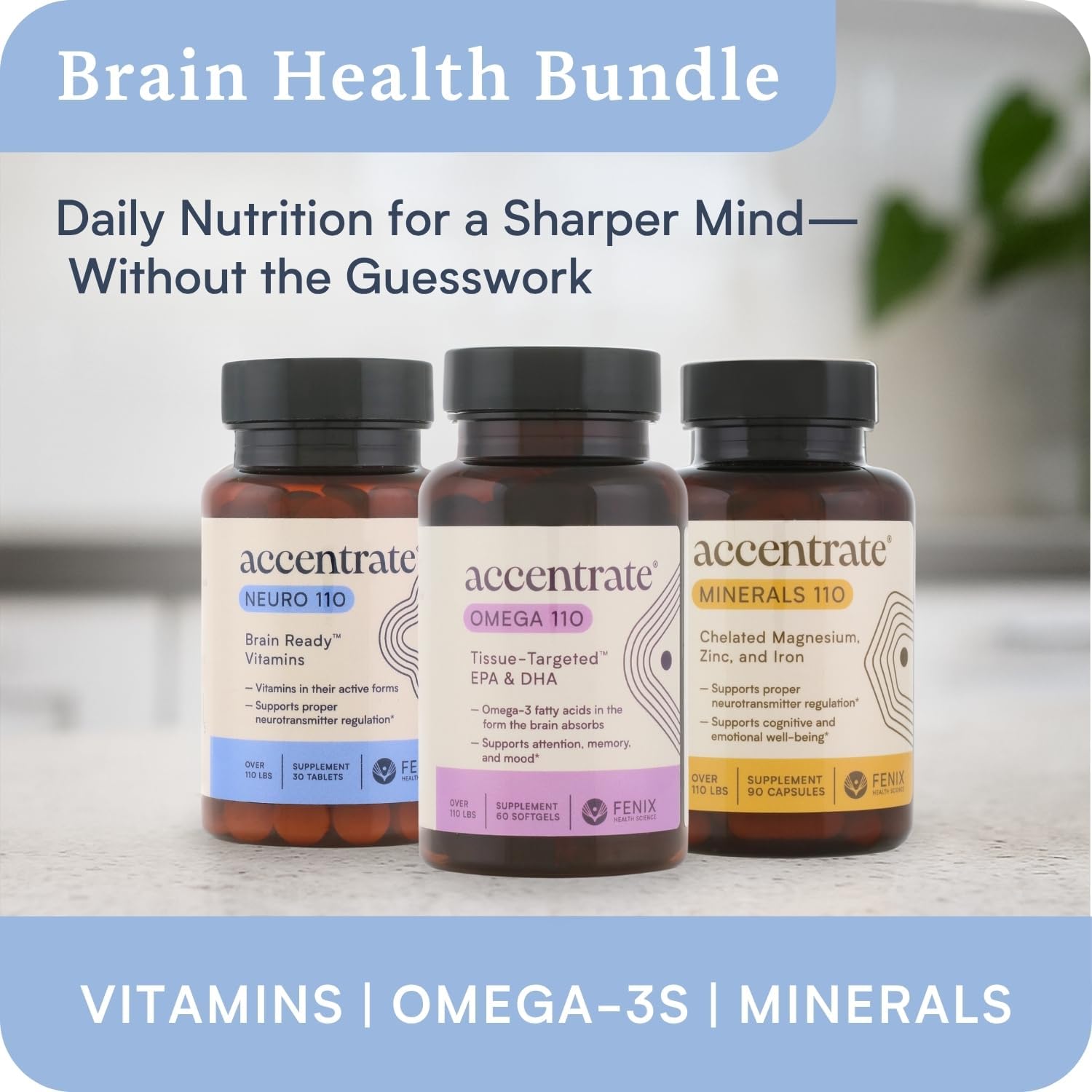 Accentrate Neuro 110 Complete Vitamin B Complex - Methylated Multivitamin with L-Methylfolate, Methylcobalamin and P5P - 30 Tablets - görsel 7