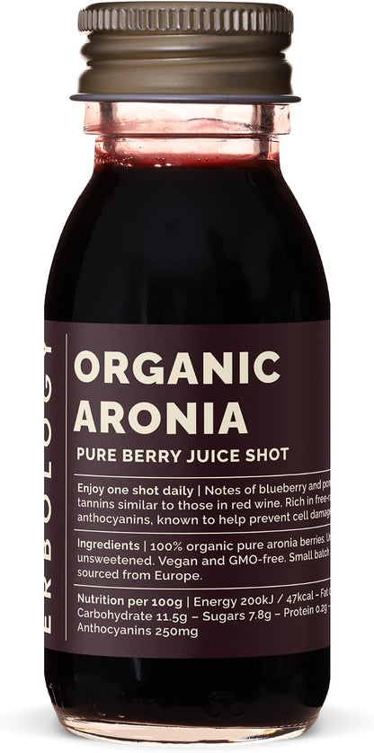 Erbology 100% Organic Bergamot Juice – 12 Daily Shots (60ml)