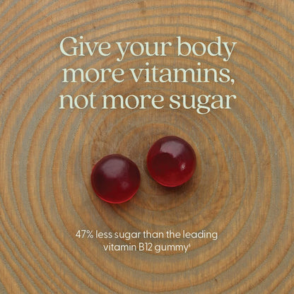 New Chapter® Organic Vitamin B12+ Gummies – Vegan B12 for Cellular Energy Support with Cordyceps, 60 Gummies