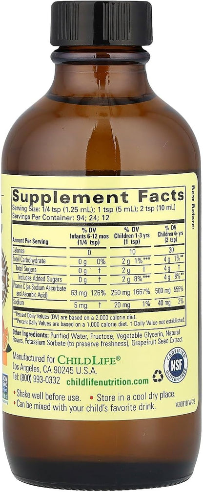 Childlife Liquid Vitamin C Orange - 118 ml