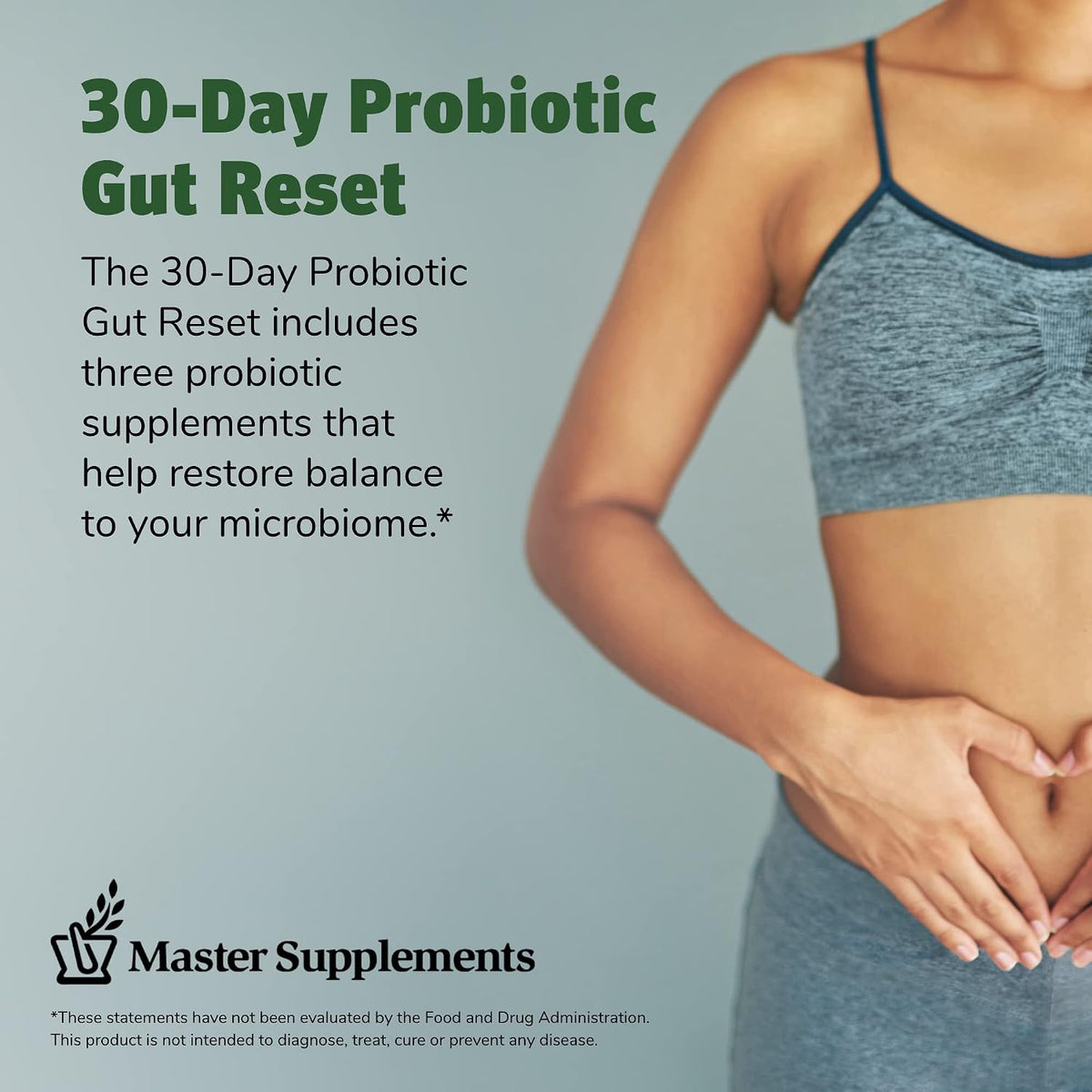 Master Supplements 30-Day Probiotic Gut Reset Kit – Theralac, TruBifido & TruFlora (90 Capsules) - görsel 3