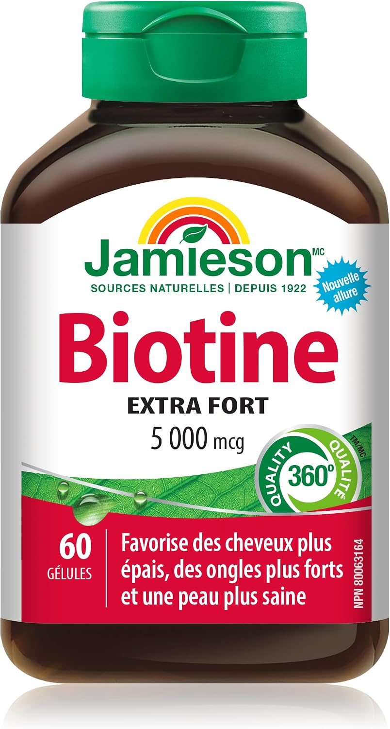 Jamieson Biotin 5,000 mcg 60 Capsules - görsel 2