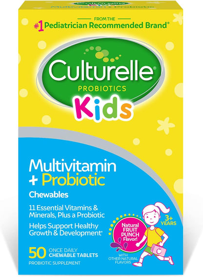 Culturelle Kids Complete Chewable Multivitamin + Probiotic