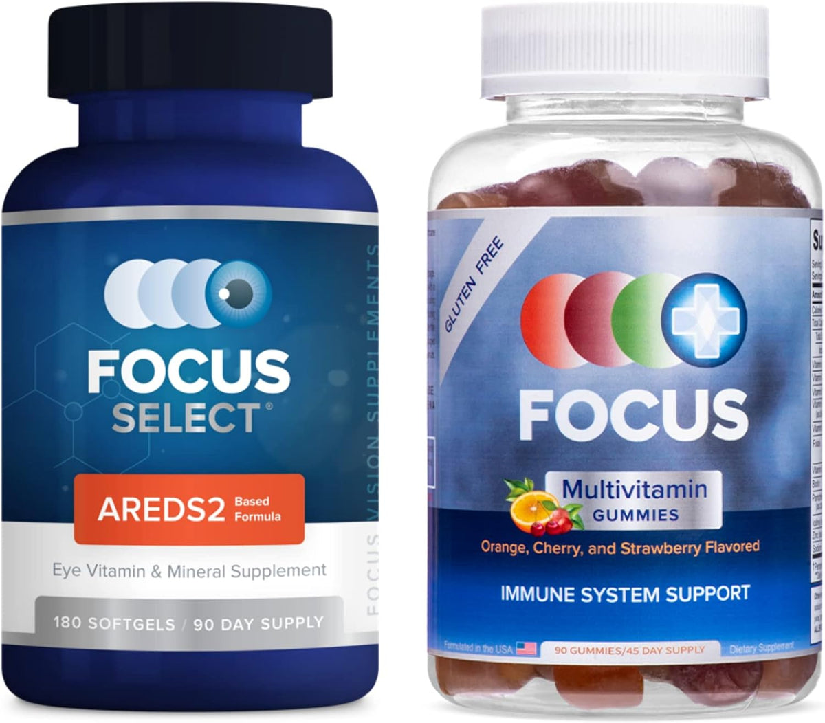 Focus Select AREDS2 Based Eye Vitamin-Mineral Supplement - 180 Softgels (90-Day Supply) - görsel 9