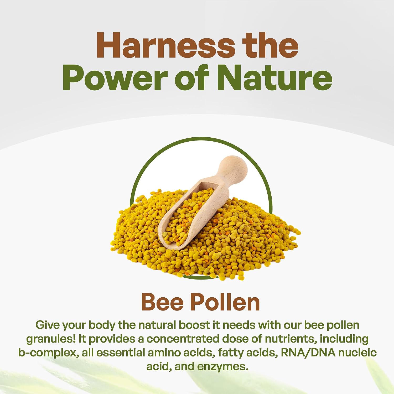 Go Nutra Bee Pollen Granules Pure | Natural Superfood, 454 g - görsel 3