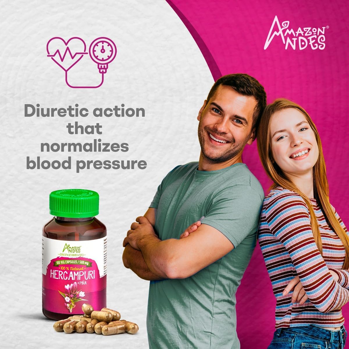 Hercampuri Capsules - 1500mg - Vegan, Non-GMO & Allergen Free - görsel 7