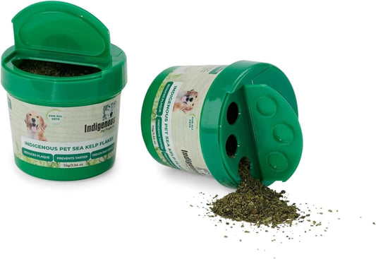 Indigenous Pet Organic Sea Kelp Flakes for Dogs – Natural Dental Care & Fresh Breath Support