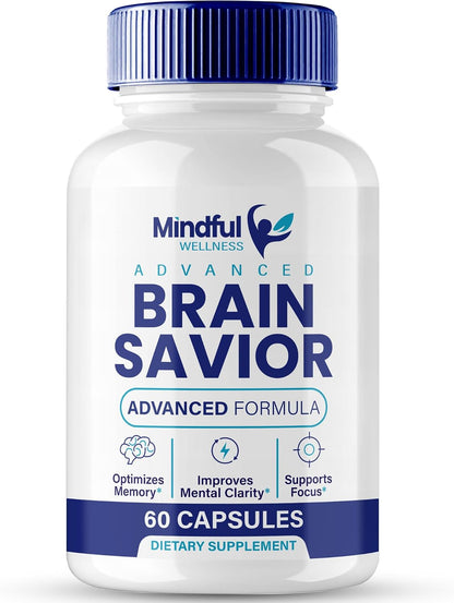 Brain Saviour Brain Supplements for Memory and Focus Capsules