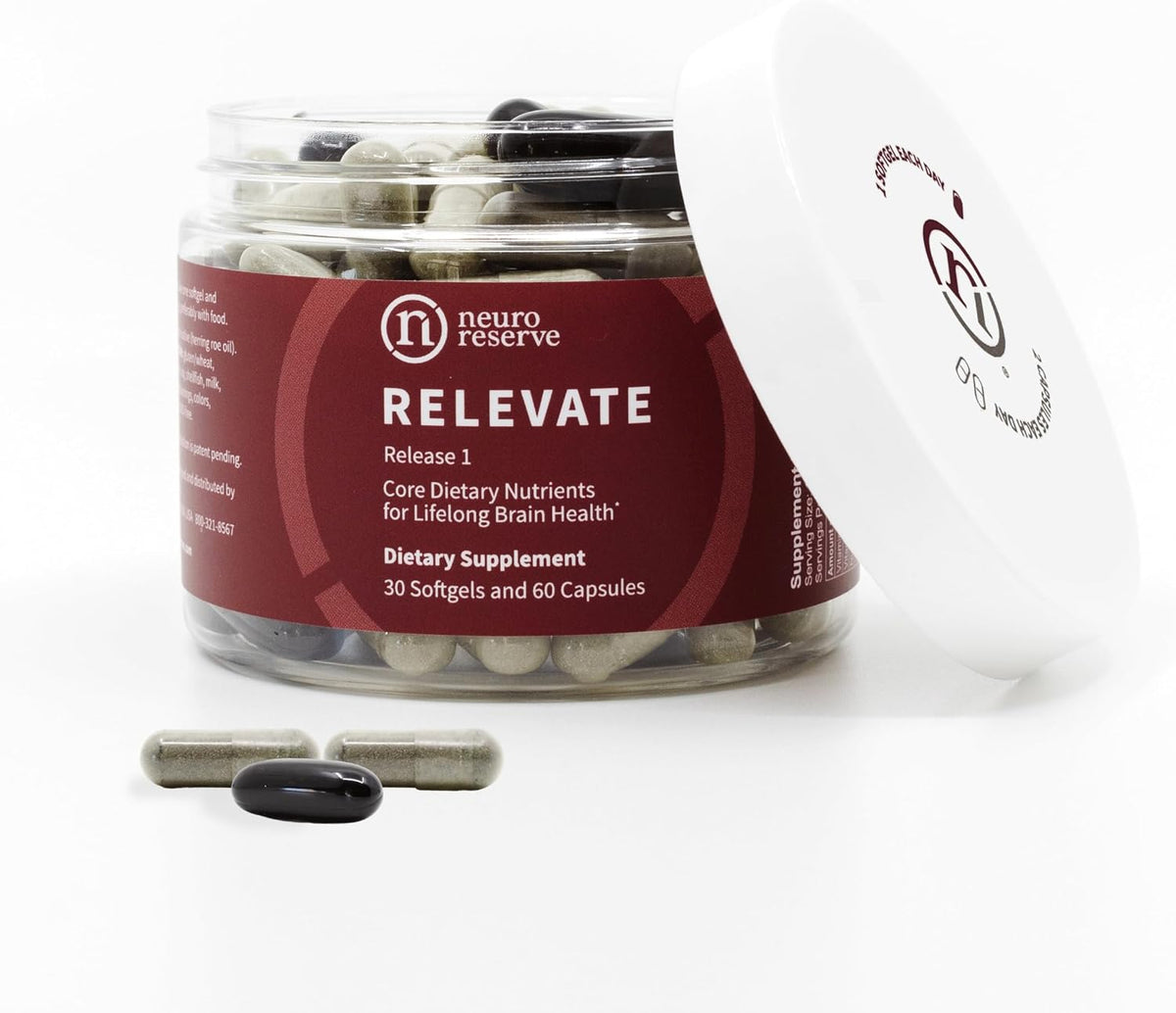RELEVATE Brain Health Supplement – Memory, Focus, Energy & Healthy Ageing - görsel 1
