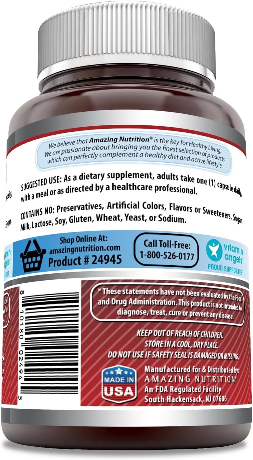 Amazing Formulae Niacin (Vitamin B3) 250 mg, 180 Capsules - görsel 3