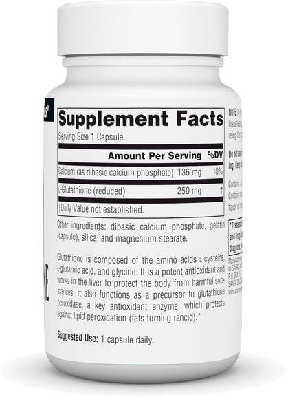 Source Naturals Glutathione 250mg - 30 Capsules