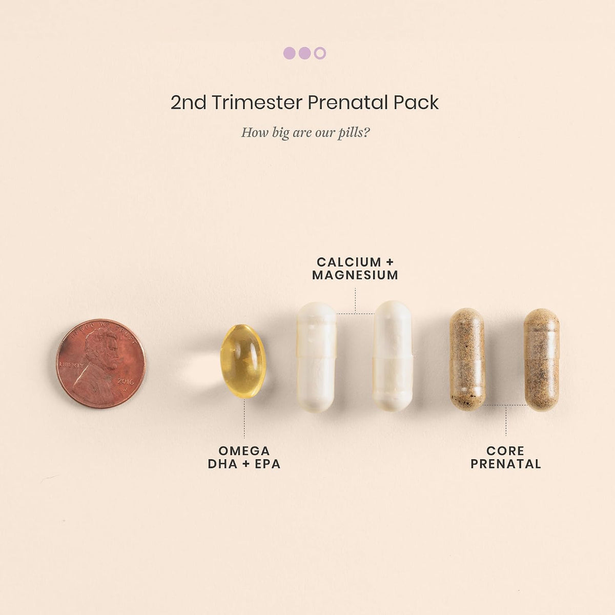 Perelel 2nd Trimester Prenatal Pack - 30 Daily Pill Packs - görsel 8