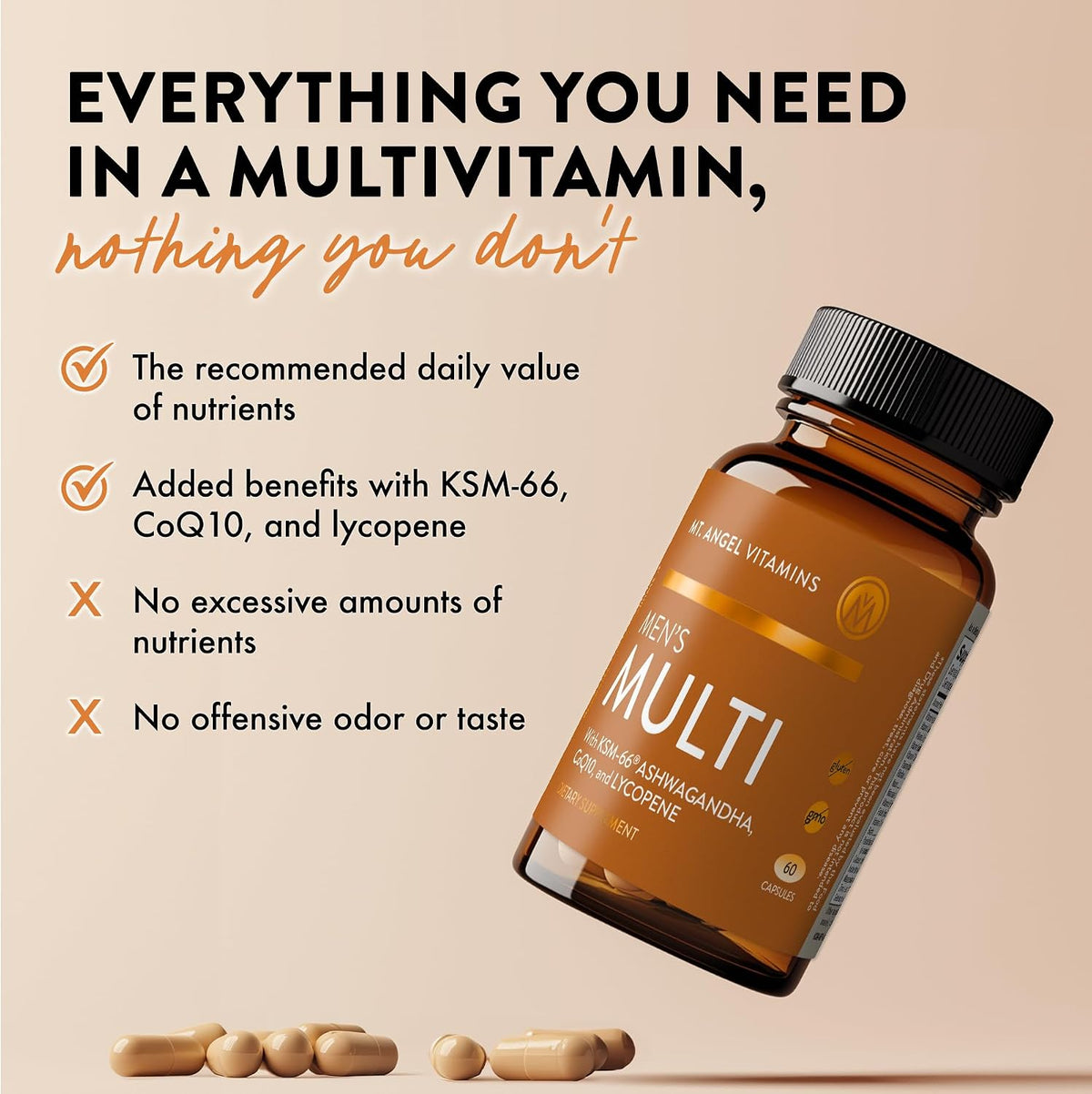 Mt. Angel Vitamins Men's Multivitamin - görsel 5