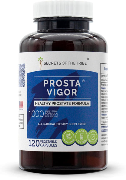 Secrets of the Tribe - Prosta Vigour, Prostate Health Support, Herbal Supplement Blend (60 Capsules)