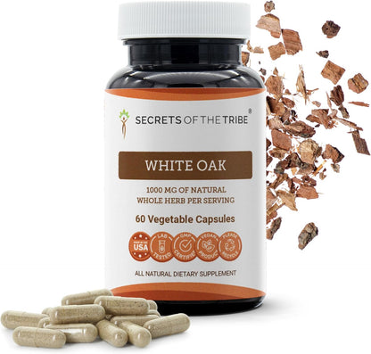 Secrets of the Tribe White Oak 60 Capsules, 1000 mg