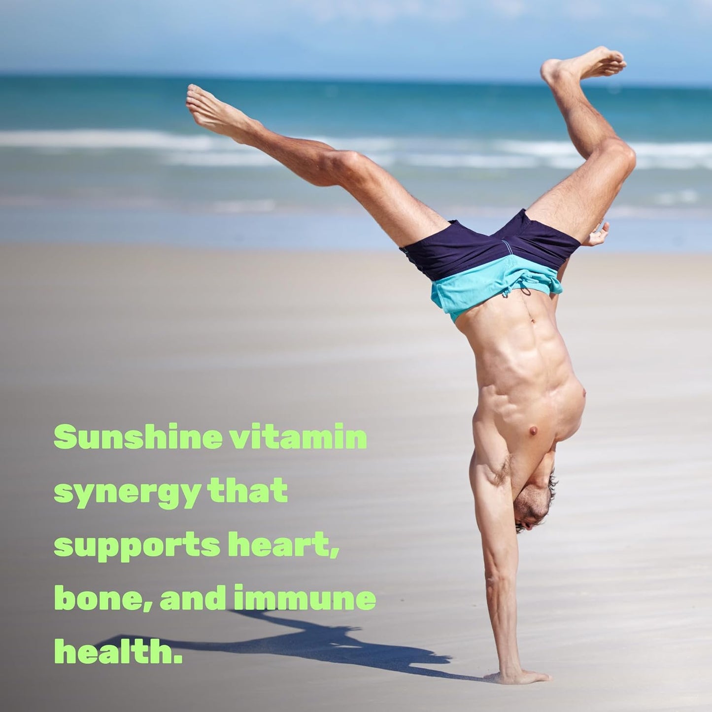DEAL SUPPLEMENT Vitamin D3 5,000 IU + K2 MK7 100mcg Soft gel capsules | 2-in-1 Complex with Virgin Coconut Oil | Supports Heart, Bone, Teeth & Immune Health | Easy to Swallow - görsel 4