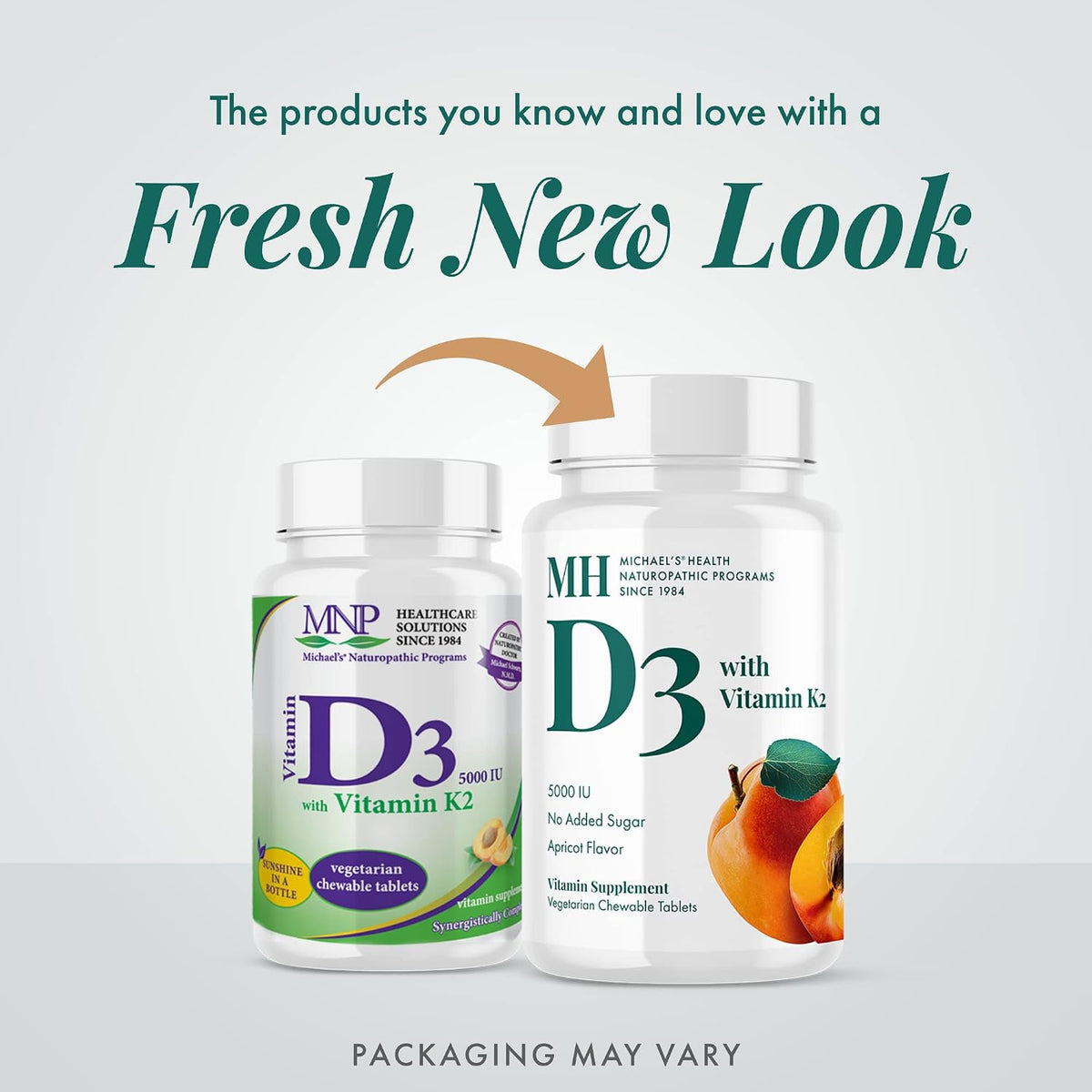 Michael's Health Naturopathic Programmes Vitamin D3 with K2 - 90 Chewable Tablets - Apricot Flavour - Skeletal & Immune System Support - No Added Sugar - Vegetarian & Kosher - görsel 3
