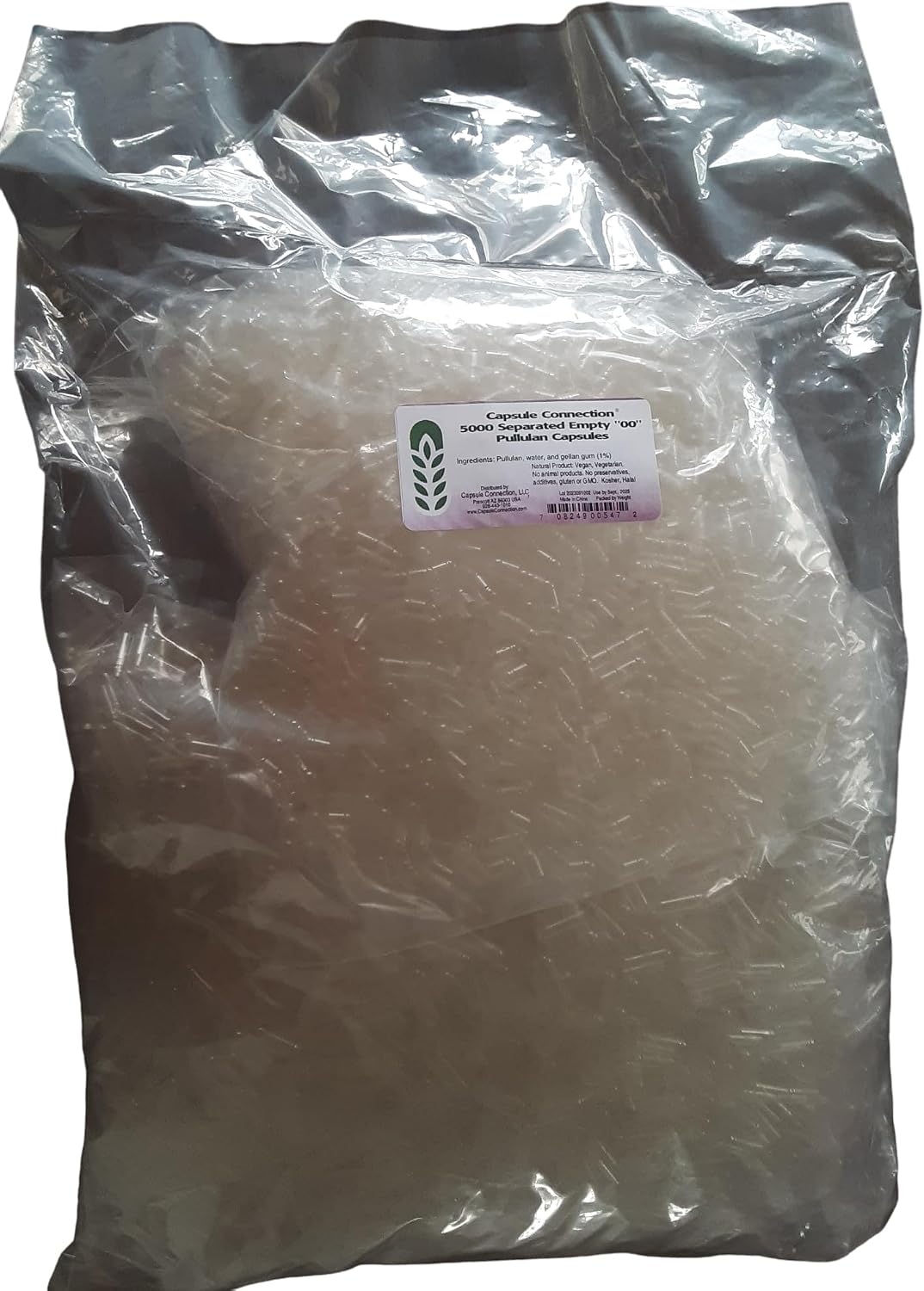 Capsule Connection Separated Empty Pullulan Capsules, 00 Size, Vegan & Vegetarian (1000) - görsel 3