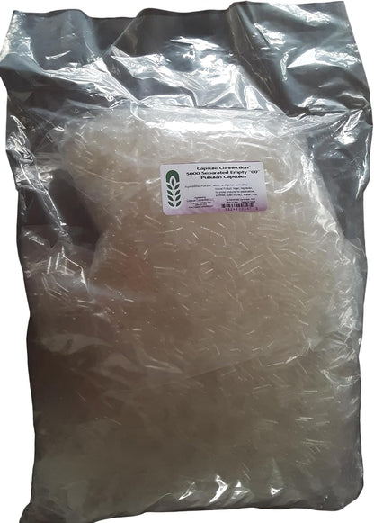Capsule Connection Separated Empty Pullulan Capsules, 00 Size, Vegan & Vegetarian (1000)