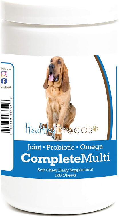 Healthy Breeds Bloodhound All in One Multivitamin Soft Chews 120 Count