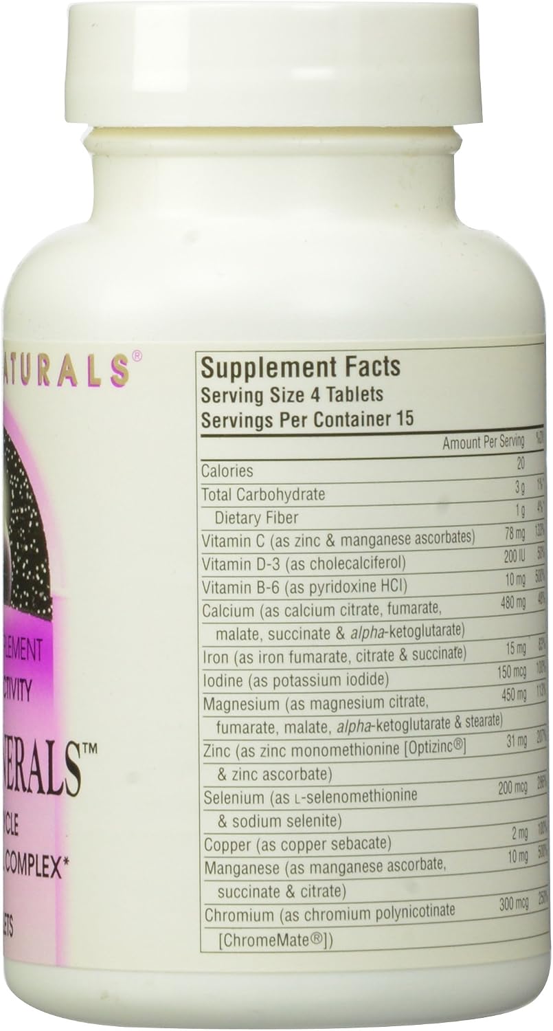 Source Naturals Life Minerals, Krebs Cycle Multi-Mineral Complex, 60 Tablets - görsel 2