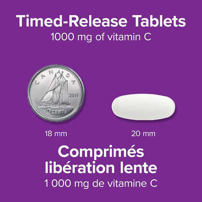 Webber Naturals Vitamin C Timed Release 1,000 mg, 60 Tablets